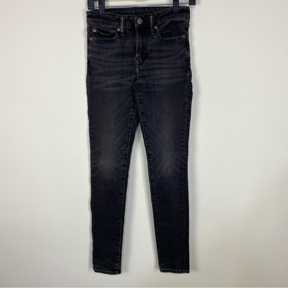 American Eagle Stacked Skinny Denim jeans black 26x28